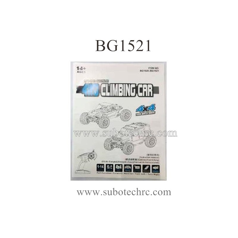SUBOTECH BG1521 Instruction Manual