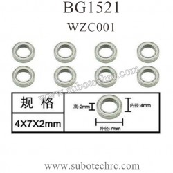 SUBOTECH BG1521 RC Truck Parts Ball Bearing WZC001