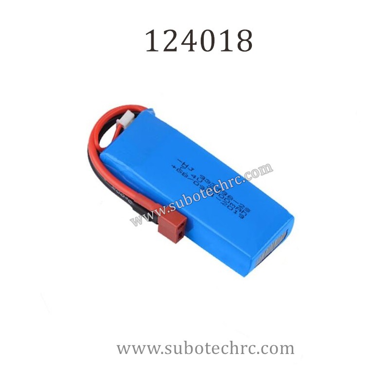 WLTOYS 124018 Battery 7.4V 2200mAh, 1/12 RC Buggy Parts