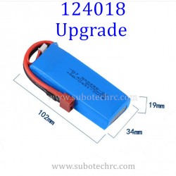 WLTOYS 124018 Upgrade 7.4V 3000mAh Battery
