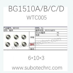 SUBOTECH BG1510A/B/C/D COCO-4 Parts WZC005 Bearing