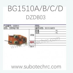 SUBOTECH BG1510A/B/C/D Car Parts DZDB03 Transmitter Board