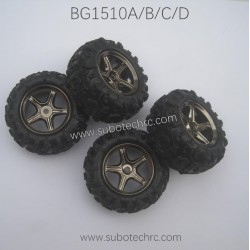 SUBOTECH BG1510A/B/C/D RC Truck Parts Wheels Assembly