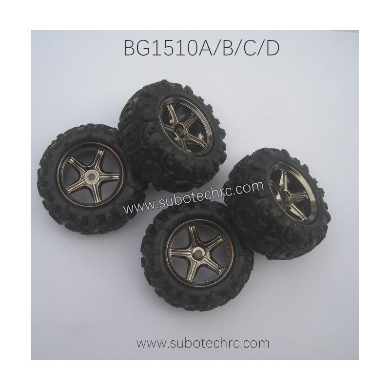 SUBOTECH BG1510A/B/C/D RC Truck Parts Wheels Assembly