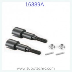 HBX 16889 Upgrade Rear Wheel Shafts+Pins+M4 Lock Nut