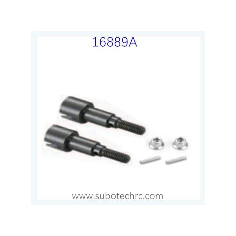 HBX 16889 Upgrade Rear Wheel Shafts+Pins+M4 Lock Nut