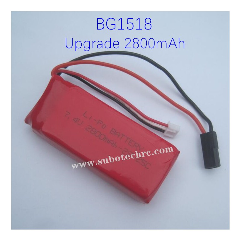 SUBOTECH BG1518 Upgrade Battery 7.4V 2800mAh DZDC01
