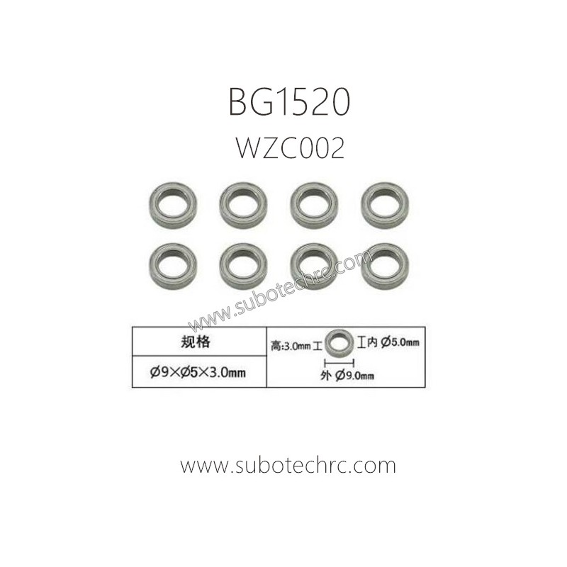 SUBOTECH BG1520 1/14 RC Car Parts Ball Bearing