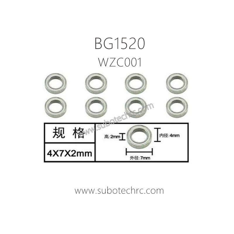 SUBOTECH BG1520 1/14 RC Car Parts Ball Bearing WZC001