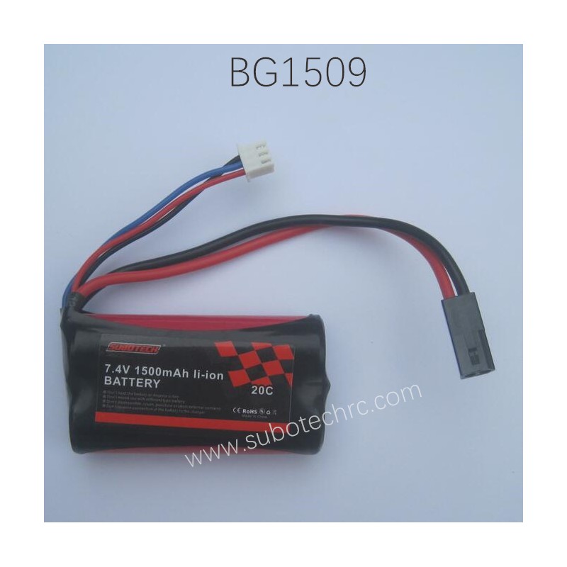 Subotech BG1509 Battery 7.4V 1500mAh DZDC01