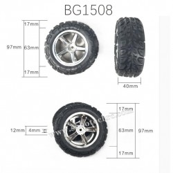 Subotech BG1508 Parts Tires Assembly