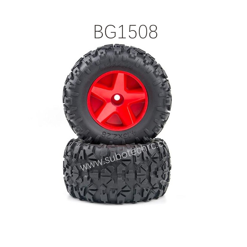 Subotech BG1508 RC Car Tire Assembly