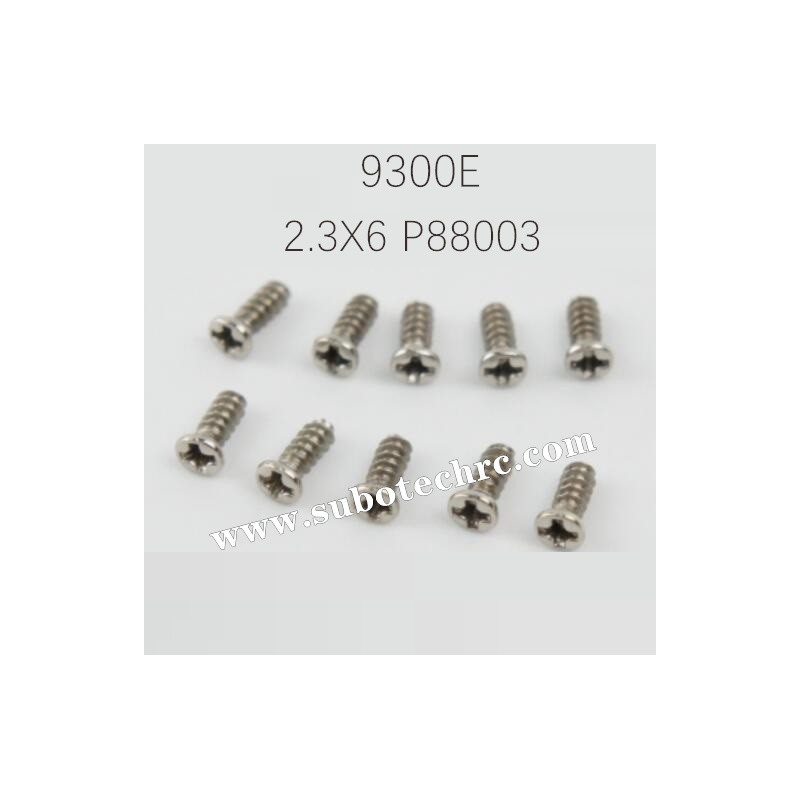 ENOZE 9300E 1/18 Drift Car Parts 2.3X6 Round Head Screw P88003