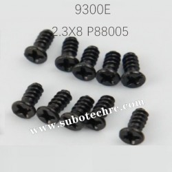 ENOZE 9300E 1/18 Drift Car Parts 2.3X8 Flat Head Screws P88005