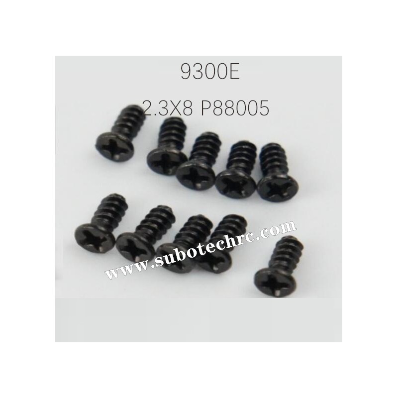 ENOZE 9300E 1/18 Drift Car Parts 2.3X8 Flat Head Screws P88005