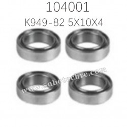 Rolling Bearing 5X10X4 K949-82 Parts for WL-TECH XK 104001 RC Truck