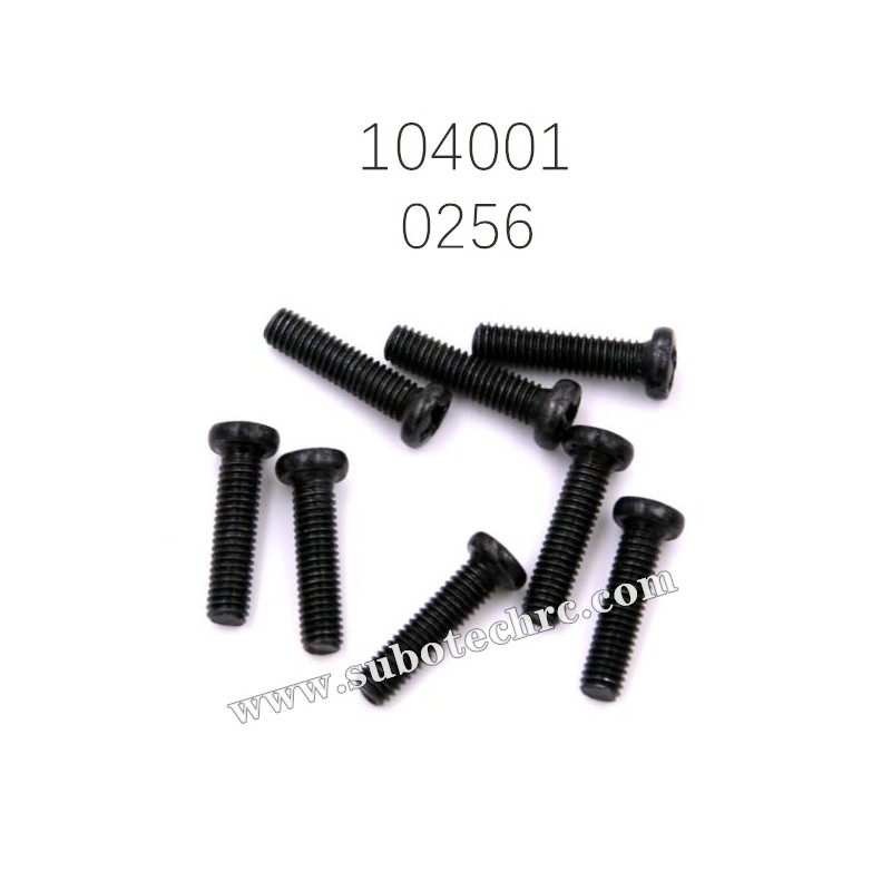 0256 Screws 3X12PM Parts for WL-TECH XK 104001