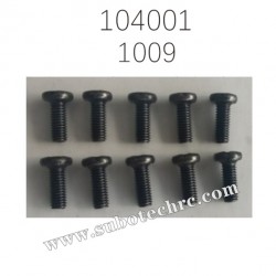 1009 Phillips Round Head Machine Screw 3X8PM D5.5 Parts for WL-TECH XK 104001