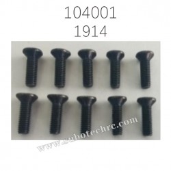 1914 Phillips countersunk head Machine Screw 3X12KM Parts for WL-TECH XK 104001