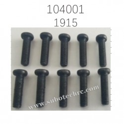 1915 Phillips round head machine Screw 3X16PM Parts for WL-TECH XK 104001