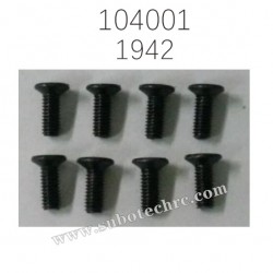 1942 Phillips Countersunk head Machine Screw 2X4KM Parts for WL-TECH XK 104001