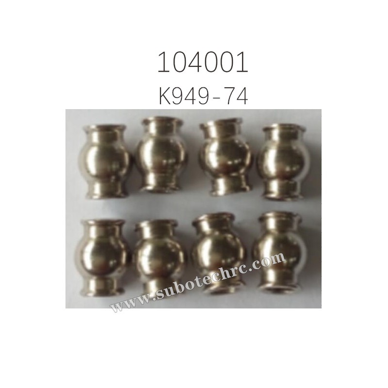 K949-74 6.0X7.9 Ball Head Parts for WL-TECH XK 104001