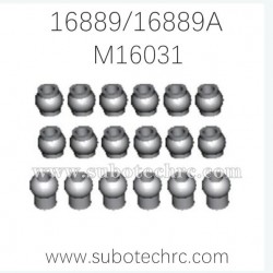 HAIBOXING 16889 RC Car Parts Plastic Pivot Balls Complete M16031