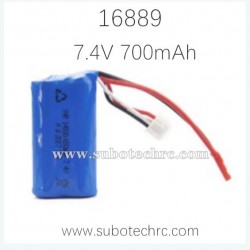 HAIBOXING 16889 Parts 7.4V 700mAh Li-Ion Battery JST Plug M16037