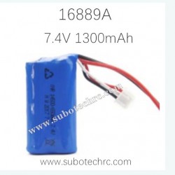 HAIBOXING 16889 Parts Upgrade 7.4V 1300mAh Li-Ion Battery M16120T
