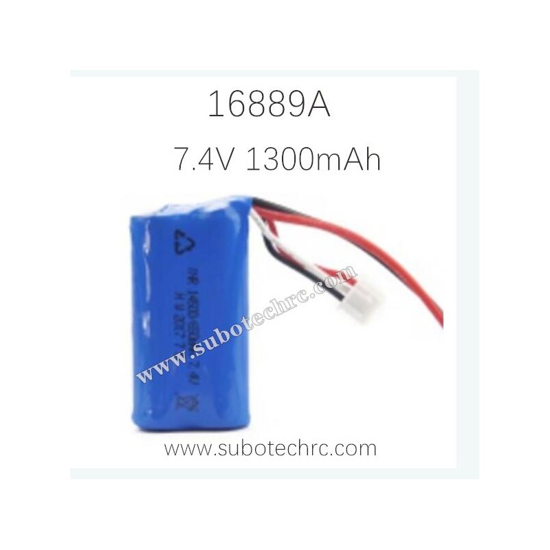 HAIBOXING 16889 Parts Upgrade 7.4V 1300mAh Li-Ion Battery M16120T