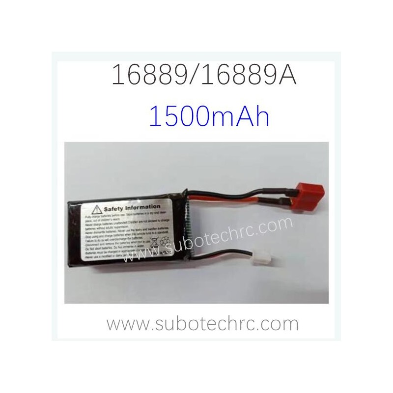 HAIBOXING 16889 Upgrade Battery 7.4 1500mAH 30C M16151