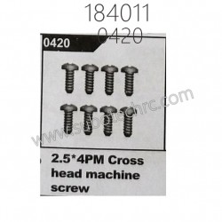 0420 2.5x4PM Cross Head Machine Screw for WLTOYS 184011