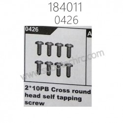 0426 2x10PB Cross Round Head Self Tapping Screw for WLTOYS 184011