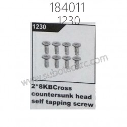 1230 2x8KB Cross Countersunk Head Self Tapping Screw for WLTOYS 184011