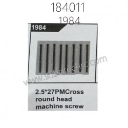 1984 2.5x27PM Cross Round Machince Screw for WLTOYS 184011