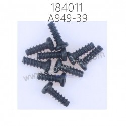 A949-39 2X7PB Cross Round Head Self Tapping Screw for WLTOYS 184011