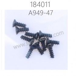 A949-47 2x6PB Cross Round Head Self Tapping Screw for WLTOYS 184011