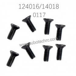 WLTOYS XKS 124016 124018 Screw Parts 0117 Cross flat head screw