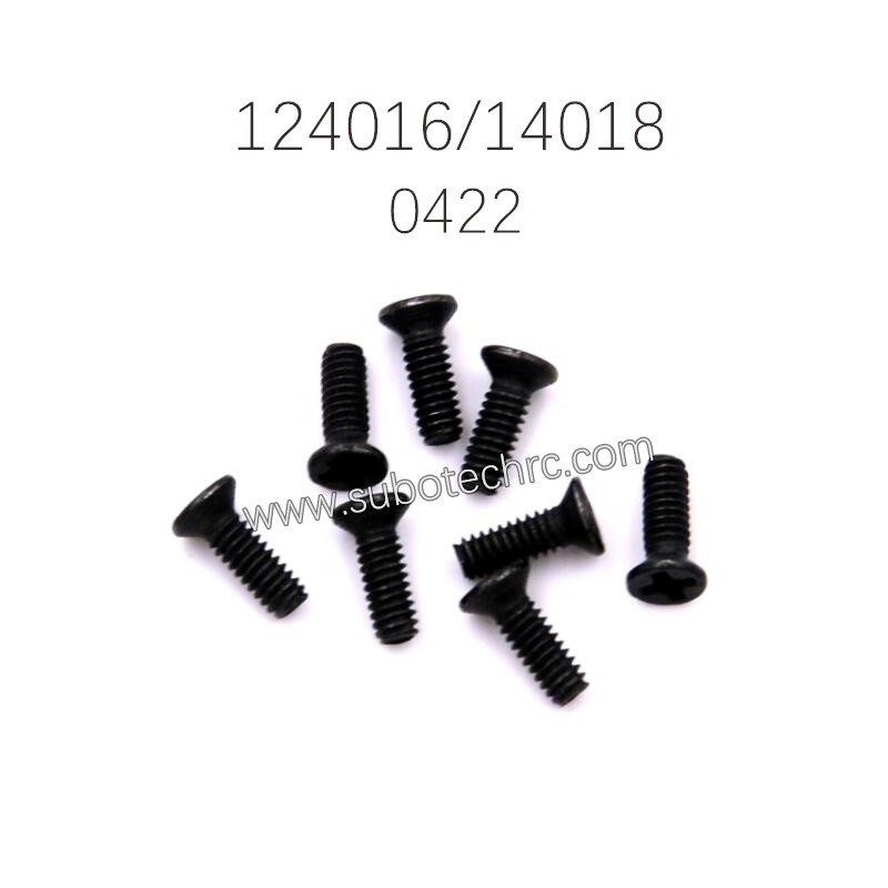 WLTOYS XKS 124016 124018 Parts 0422 2X6KM Screws