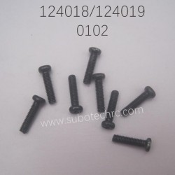 WLTOYS 124018 124019 Parts 0102 Phillips pan head Screw