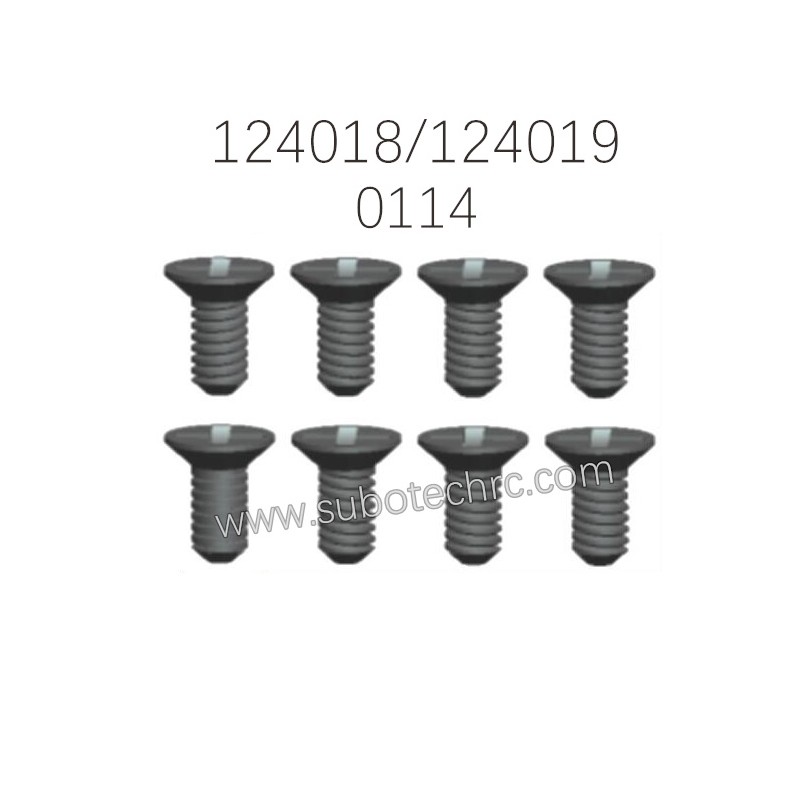 WLTOYS 124018 124019 Parts 0114 Cross flat head screw