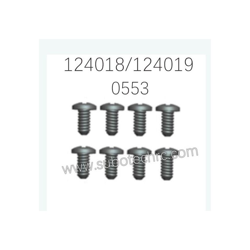 WLTOYS 124018 124019 Parts 0553 ST2X6PB Screws