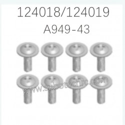WLTOYS 124018 124019 Parts A949-43 Round head with screw M2.5X6X6