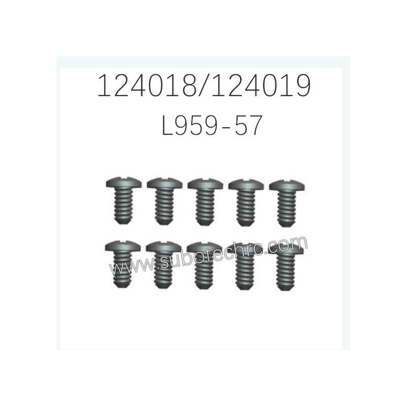 WLTOYS 124018 124019 Parts L959-57 Round head tapping Screw
