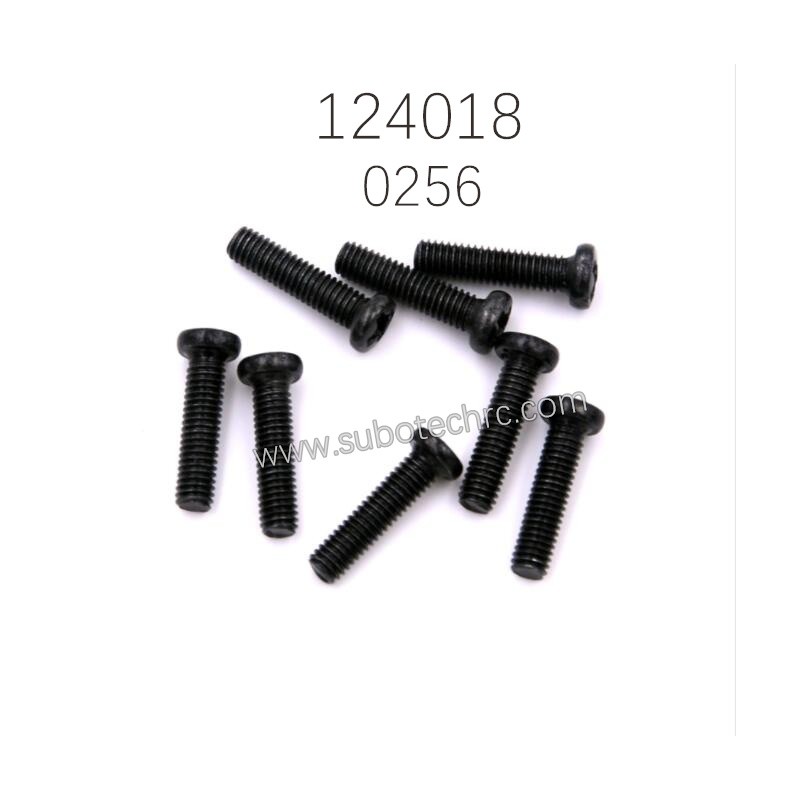 WLTOYS XKS 124018 Parts 0256 Screw 3X12PM