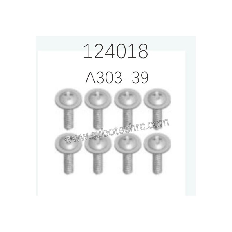 WLTECH XK 124018 Parts A303-39 ST2.6X6PWB6 Round round head screw