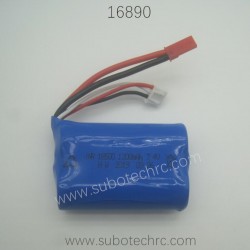 HAIBOXING 16890 Upgrade 18500 7.4V 1300mAh Battery JST-Plug M16120