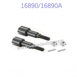 HAIBOXING 16890 16890A Upgrade Metal Rear Wheel Shafts+Pins+M4 Lock Nut M16107