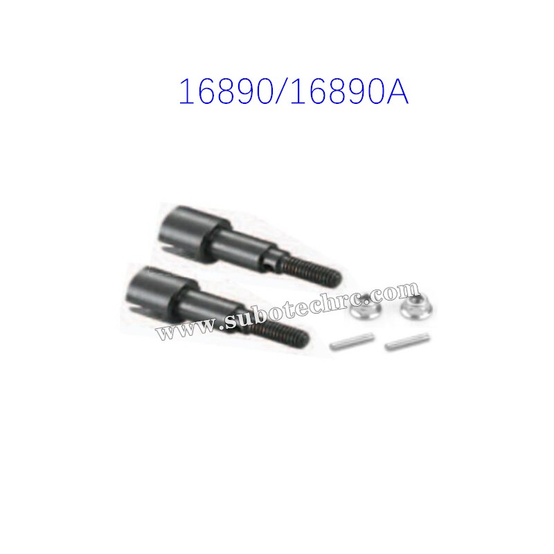 HAIBOXING 16890 16890A Upgrade Metal Rear Wheel Shafts+Pins+M4 Lock Nut M16107