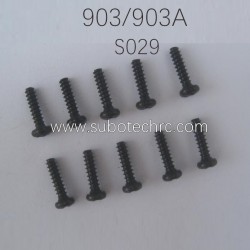 Round Head Self Tapping Screw 2.6X10 S029 Parts for HAIBOXING 903 903A